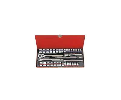 Набор двенадцатигранных торцевых головок с принадлежностями 3/8