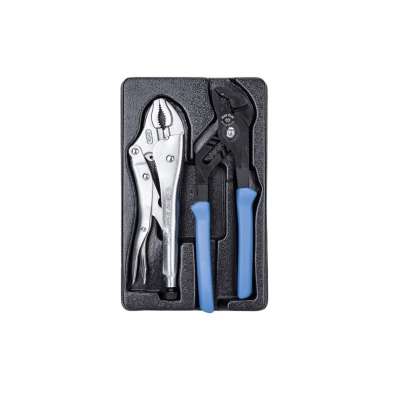 Набор инструмента (переставные клещи и зажим, ложемент, 2 предмета) KING TONY 9-40102GP наличный и безналичный расчет