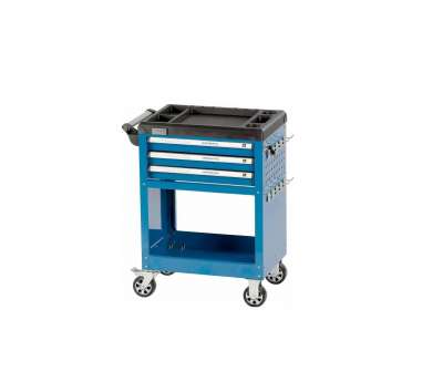 Профессиональная инструментальная тележка NORDBERG 3 полки, открытый отсек T4N наличный и безналичный расчет