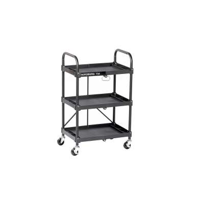 Складная инструментальная тележка с 3 пластиковыми полками NORDBERG T14 наличный и безналичный расчет