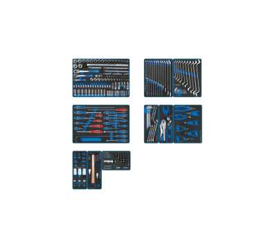 Набор инструментов для тележки, 10 ложементов, 251 предмет KING TONY DRIVE 934-251MRVD наличный и безналичный расчет