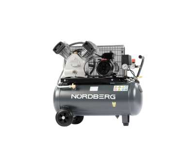 Поршневой компрессор с ременной передачей NORDBERG 380В, ресивер 50 л, 420л/мин NCP50/420 наличный и безналичный расчет