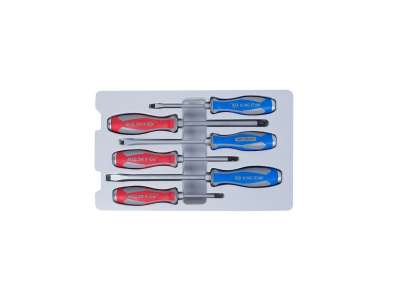 Набор отверток в коробке (силовые, 6 предметов) KING TONY 30206MR наличный и безналичный расчет