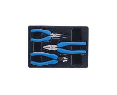 Набор плоскогубцев и бокорезов (ложемент, 3 предмета) KING TONY 9-40103GP наличный и безналичный расчет