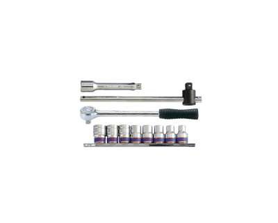 Набор шестигранных торцевых головок 1/2