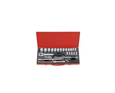 Набор шестигранных торцевых головок с принадлежностями 1/2