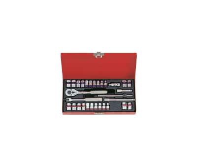 Набор шестигранных торцевых головок с принадлежностями 1/4