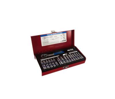 Набор шестигранных торцевых головок с принадлежностями 1/4