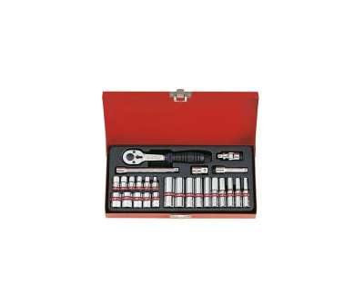 Набор шестигранных торцевых головок с принадлежностями 1/4