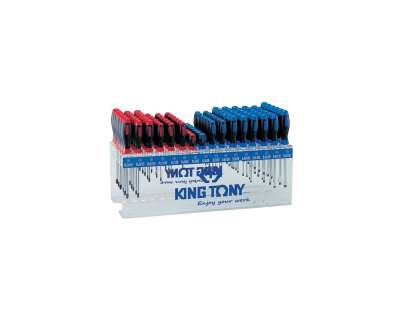Стенд со стандартными отвертками KING TONY серии 1421, 1422, 96 предметов 31416MR наличный и безналичный расчет