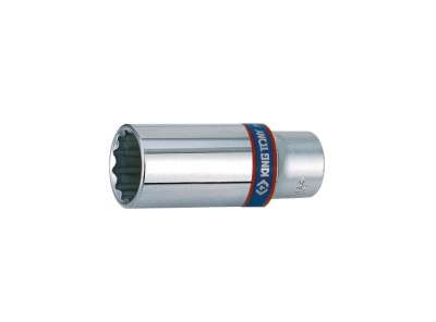 Головка торцевая глубокая двенадцатигранная (14 мм; 3/8) KING TONY 323014M наличный и безналичный расчет