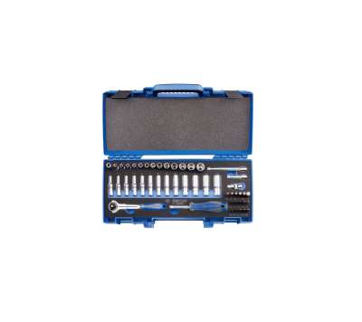 Набор торцевых головок с принадлежностями 1/4