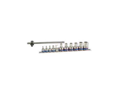 Набор торцевых головок с воротком 1/2