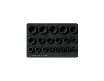 Набор торцевых головок ударных (19 шт; 1/2; 10-36 мм) KING TONY 9-4429MPV наличный и безналичный расчет