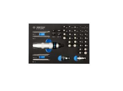 Набор торцевых насадок, бит и ударная отвертка, ложемент, 43шт KING TONY 9-4143FRV наличный и безналичный расчет