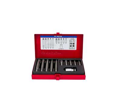 Набор вставок (бит) 10мм, SPLINE М5-М12, 11шт KING TONY 1011MQ наличный и безналичный расчет