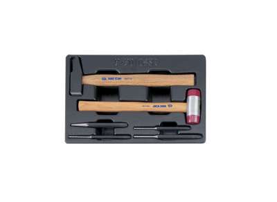 Набор выколоток и керн с молотками (ложемент, 6 предметов) KING TONY 9-90106SR наличный и безналичный расчет