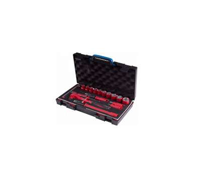 Набор торцевых диэлектрических головок KING TONY 1/2, шестигранные, 8-24 мм, 16 пр 45VE01MRV наличный и безналичный расчет