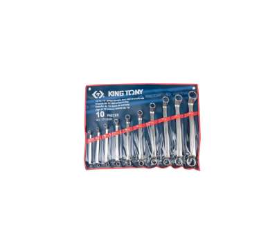 Набор накидных ключей (6-32 мм, 10 предметов) KING TONY 1710MR наличный и безналичный расчет