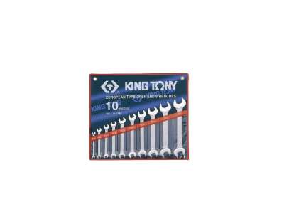 Набор рожковых ключей KING TONY 6-28 мм 10 предметов 1110MR наличный и безналичный расчет