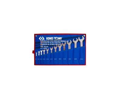 Набор рожковых ключей KING TONY 6-32 мм, 12 шт. 1112MRN наличный и безналичный расчет