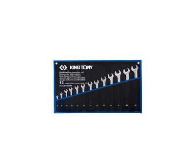 Набор комбинированных ключей KING TONY 6-24 мм, чехол из теторона, 13 предметов 12D13MRN наличный и безналичный расчет