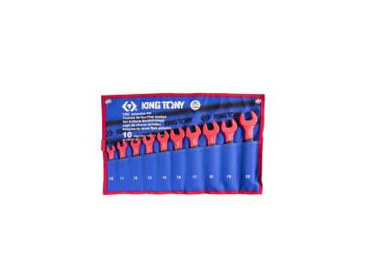 Набор рожковых диэлектрических ключей KING TONY, 10-22 мм, 10 предметов 12FVE10MRN наличный и безналичный расчет