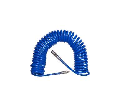 Шланг пневматический спиральный высокого давления (8x12 мм; 10 м) KING TONY 79962-10 наличный и безналичный расчет