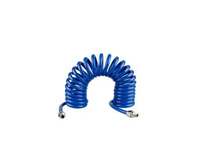 Шланг пневматический спиральный высокого давления (8x12 мм; 1/4М; 15 м) KING TONY 79953-15 наличный и безналичный расчет