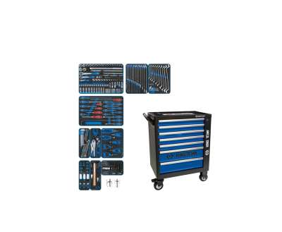 Набор инструментов в чёрной тележке KING TONY DRIVE 251 предмет 9G35-251MRV наличный и безналичный расчет