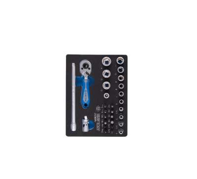 Ложемент KING TONY для набора торцевых головок 1/4