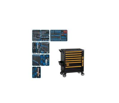 Набор инструментов KING TONY 235 предметов, EFFORT, в черной тележке 9G38-235MRV40 наличный и безналичный расчет