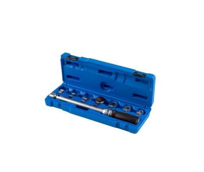 Динамометрический ключ KING TONY серии FIT 9х12 мм с набором насадок 10-17 мм, 10-60 Нм, кейс 345104D08MR наличный и безналичный расчет