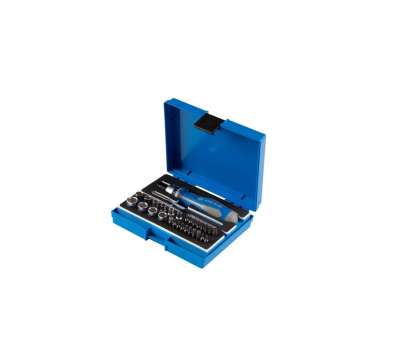 Набор вставок (бит) KING TONY 1/4, PH, PZ, Hex, Torx, Slotted, 39 предметов 2539MRV04 наличный и безналичный расчет