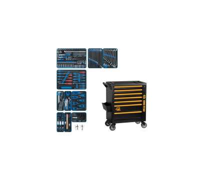 Набор инструментов KING TONY 251 предмет, DRIVE, в черной тележке 9G38-251MRV40 наличный и безналичный расчет